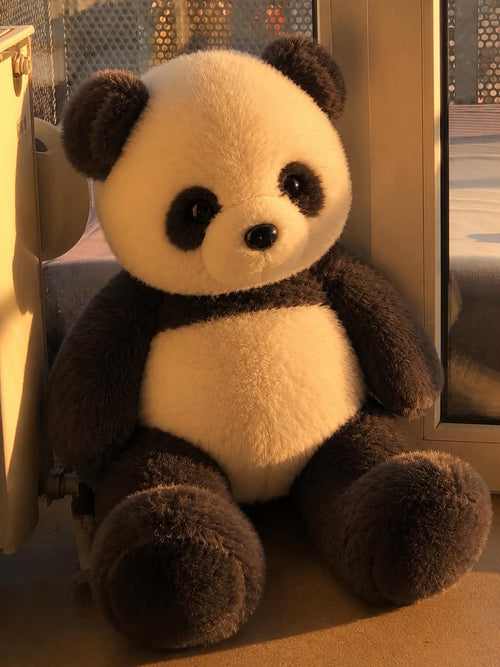 Black Running Panda