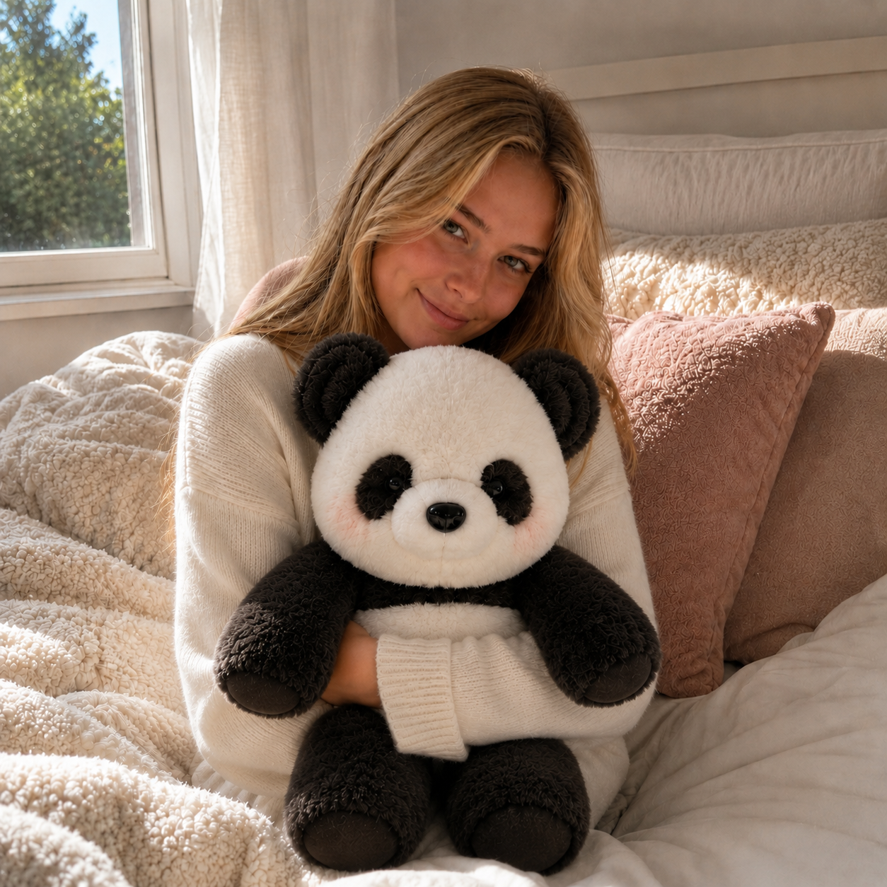 Running Panda – Black & White