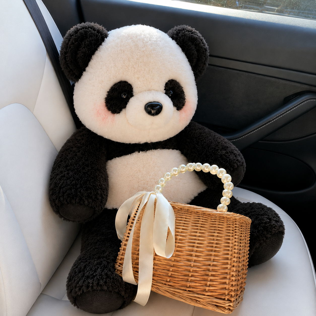 Running Panda – Black & White
