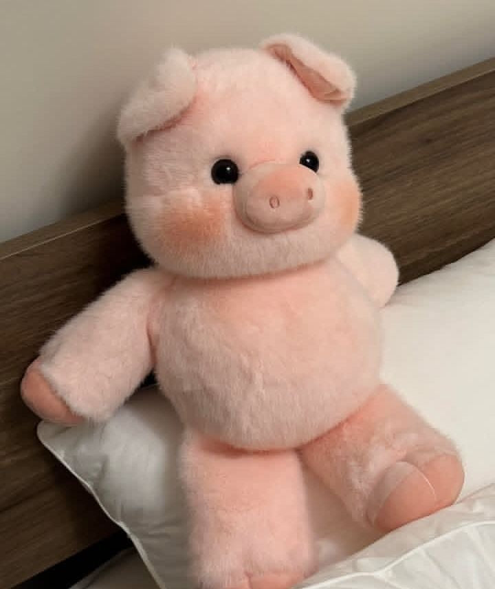 Running Pink Pig