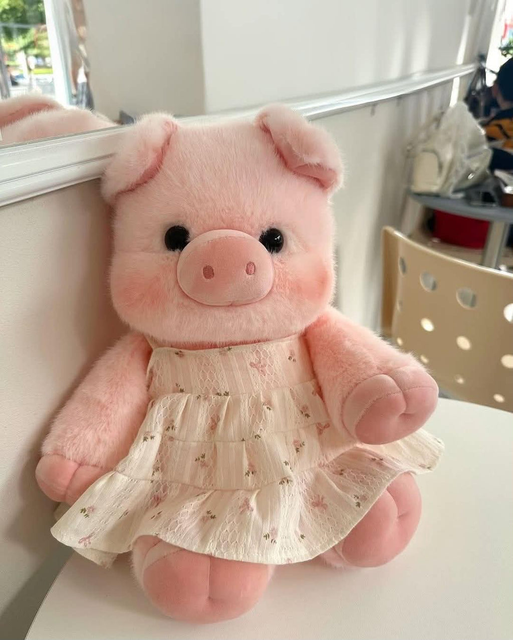 Running Pink Pig
