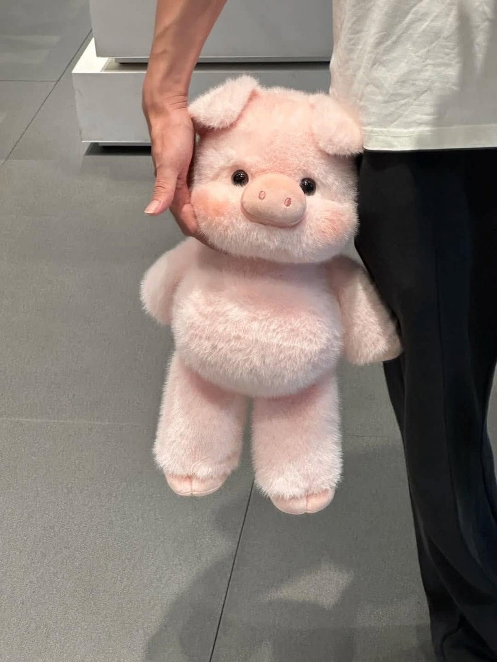 Running Pink Pig