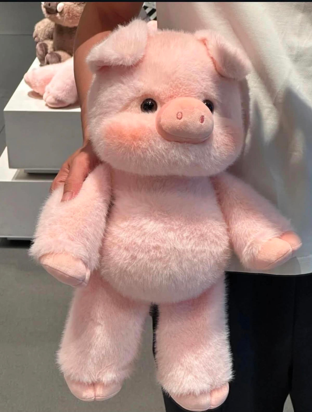 Running Pink Pig