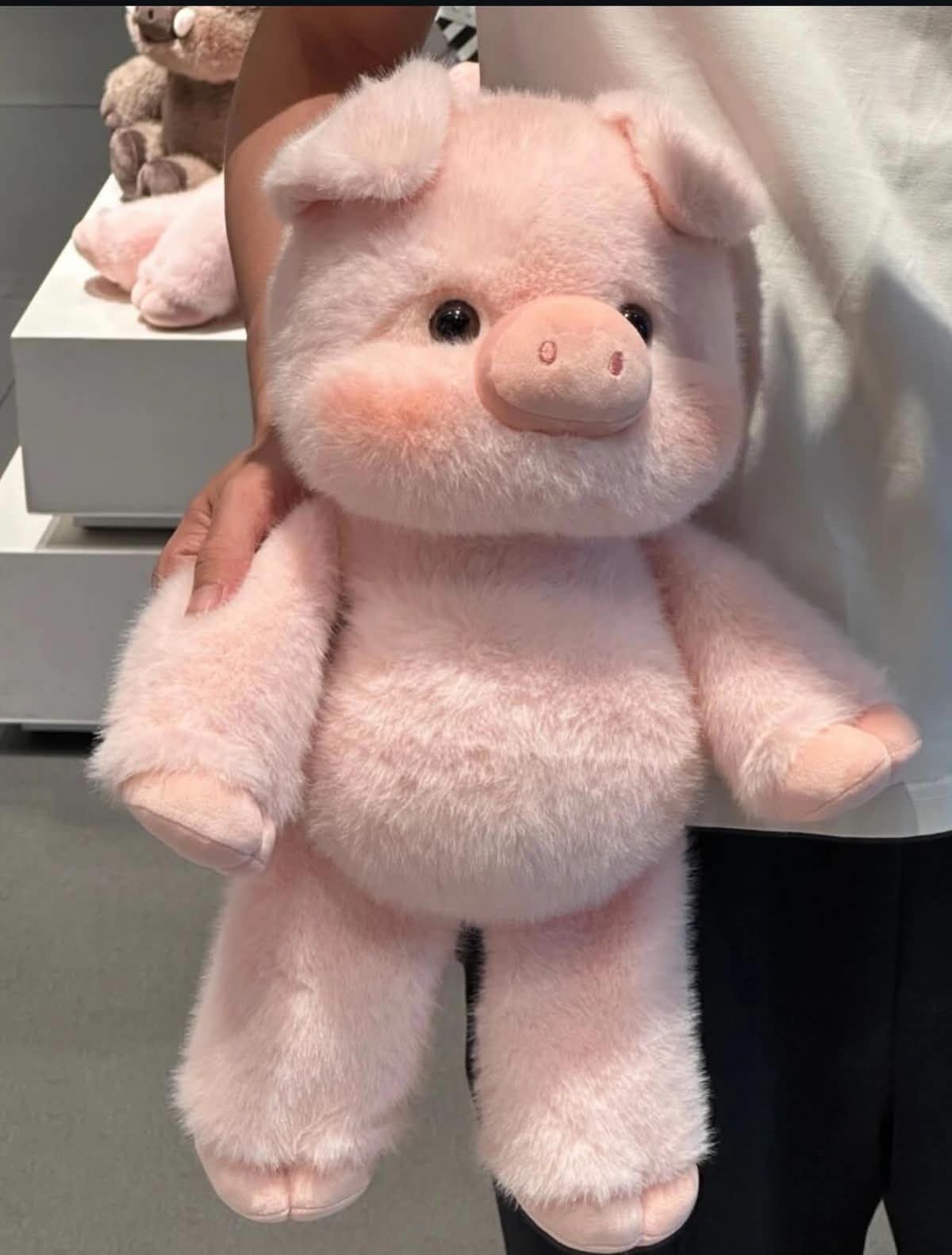Running Pink Pig