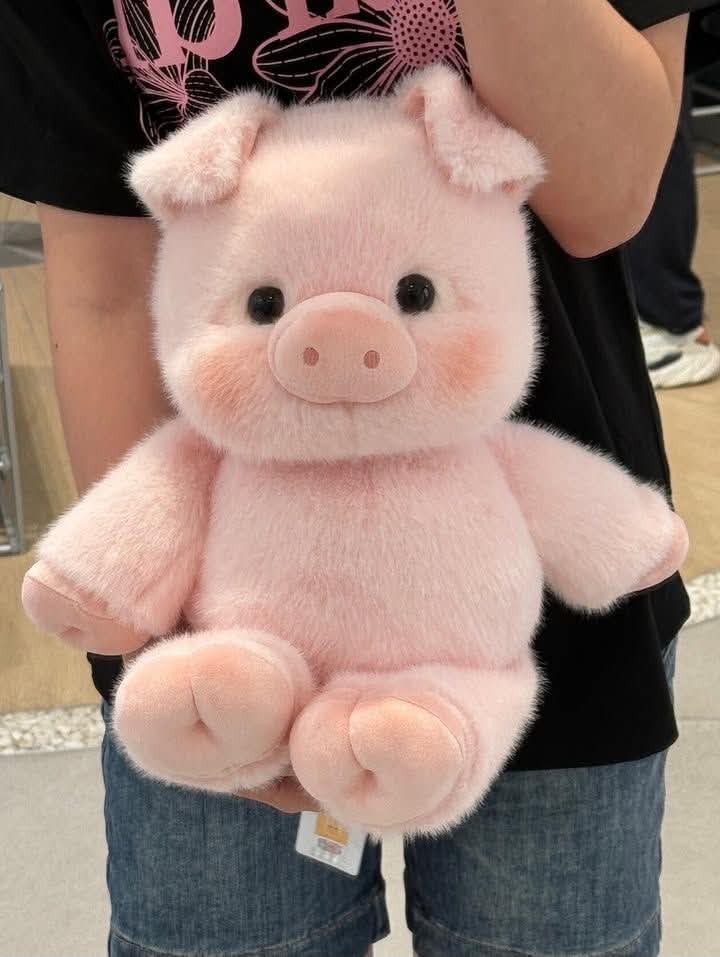 Running Pink Pig