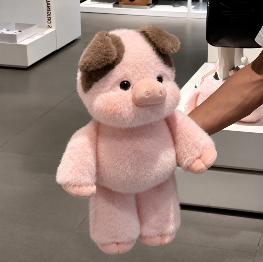 Running Piglet – Pink & Brown